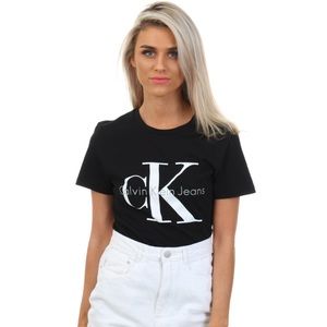 Calvin Klein Jeans black logo T-shirt